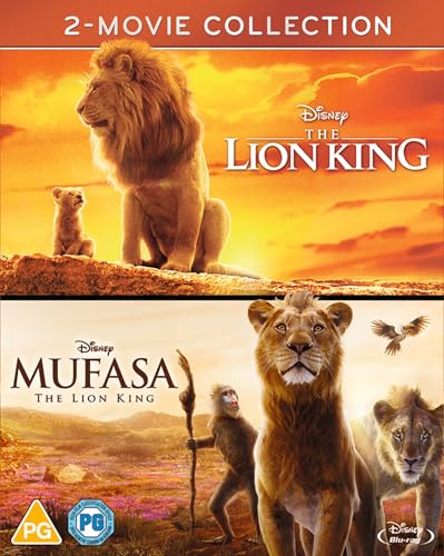 Disney'S Mufasa: The Lion King/The Lion King Double Pack (Live Action) [Blu-Ray]