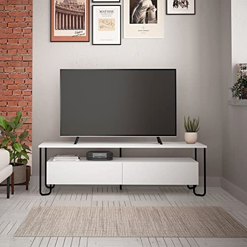 Indomita Mobile Porta Tv Due Ante Cornea 150 Cm Colore Bianco