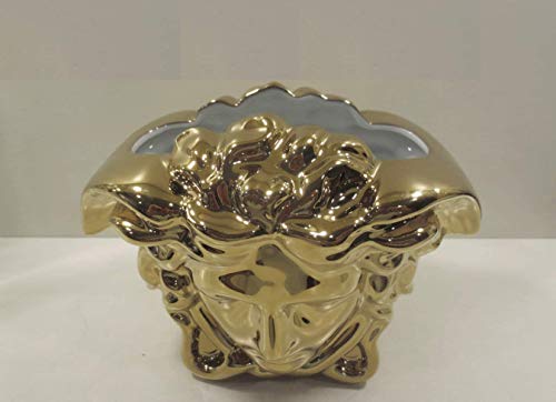 Versace Vase 15 Cm Medusa Grande Gold 15 Cm H 19 Cm Largo