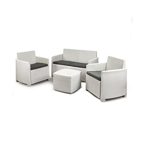 Progarden Set Salotto Etna Bianco Etn404Bg Ipae