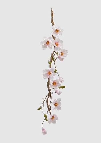 Edg Enzo De Gasperi Enzo De Gasperi Ramo Magnolia Olis Pendente Artificiale L 90 Cm White Pink