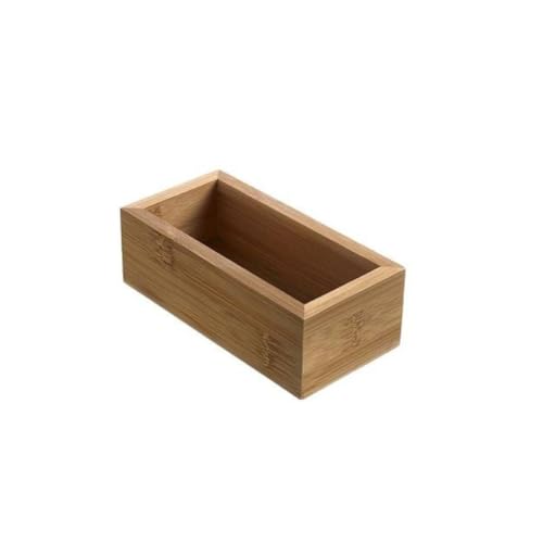 Maqa Contenitore Buffet In Bambù - Portaoggetti E Accessori Per Buffet In Legno Naturale, Contenitore Per Finger Food, Contenitore Monoporzione Per Ev