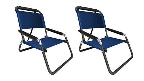 Neso Chair Sedia:, Tela, Blu Mare, X-Large, 2 Unità