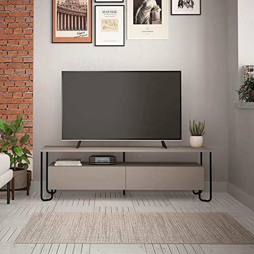 Indomita Mobile Porta Tv Due Ante Cornea 150 Cm Colore Tortora