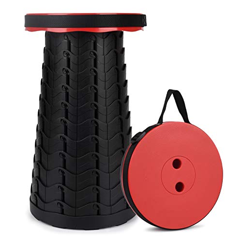 Fenrir Hesanzol Sgabello Telescopico Portatile Pieghevole Retrattile Per Campeggio, Giardino, Pesca, Escursionismo, Viaggi, Barbecue, Sgabello Pieghev