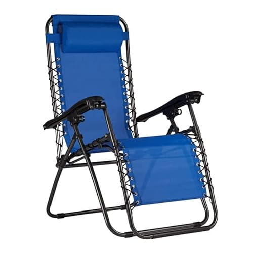 Virsus Sedia Gravity ''Gravità Zero'', Poltrona Relax Pieghevole Salvaspazio Con Tubi In Acciaio Reclinabile Sedia A Sdraio Per Piscina, Lettino Da Sp