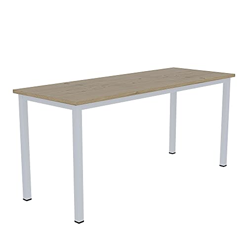 Scrivania Tavolo Da Computer Pc In Legno Con Gambe In Metallo Scrittoio Mobile Desk Da Ufficio Studio Cameretta Soggiorno Sala Da Pranzo Design Modern