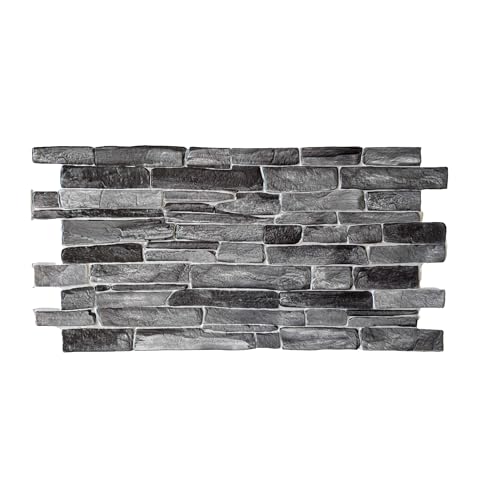 Eternal Parquet Pannelli 3D Rivestimento A Parete In Pvc Effetto Pietra Lavica 96X48Cm Realistici, Isolanti, Idrorepellenti.