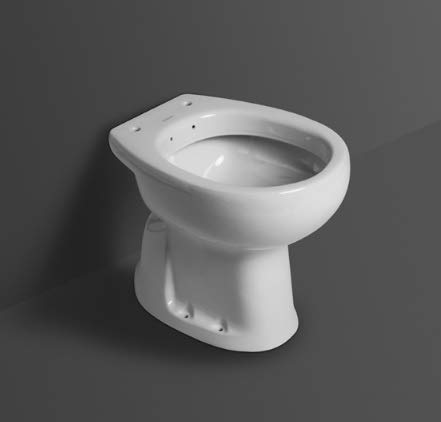 Idro Sanitosco Sanithand 12Wcb07B Wc-Bidet H= 47 Con 4 Punti Di Fissaggio, Per Funzione Bidet Interna Completo Di Raccordo Ad Espansione, Scarico Terr