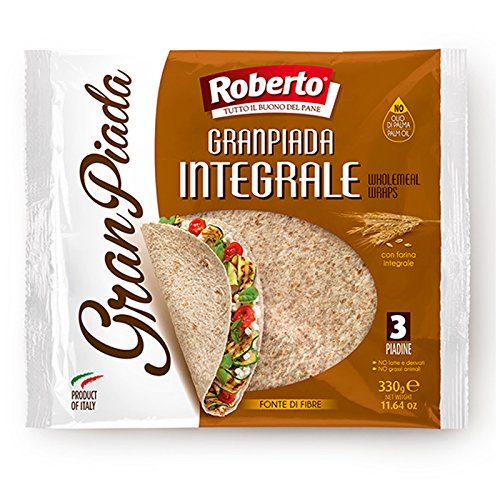 Piadine Granpiada Integrale Roberto Pacco Da 3 Piadine 330 Gr Piadina Romagnola