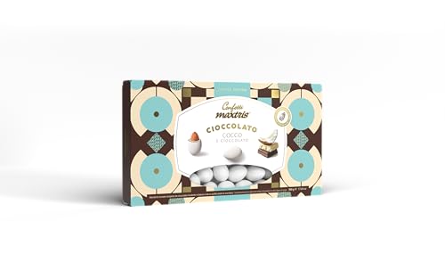 Confetti Maxtris Ciocomandorla Gusto Cocco E Nut, Scatola 500G
