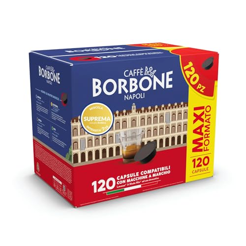 Caffè Borbone Miscela Suprema (Oro) - Box 120 Capsule Compatibili Con Lavazza A Modo Mio