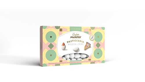 Confetti Maxtris Ciocomandorla Gusto Ricotta E Pera, Scatola 500G