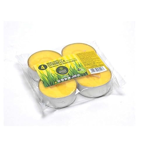 Hygge Tealight Maxi Citronella 4Pz, 4Pz