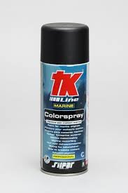 Vernice Spray Tk Nero Opaco 400 Ml Accessori Barca Nautica