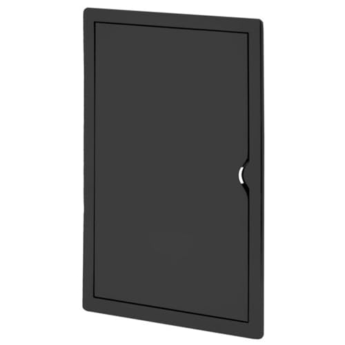 Miratic Sportello Ispezione Cartongesso Per Contatori Dell'Acqua Sifoni O Valvole Sportello Contatore Acqua In Abs Colore Nero Botola Ispezione Carton