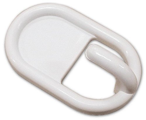 Oem Systems Gancio Ovale Autoadesivo In Abs Bianco Misura Media Maurer 24 Conf Da 2Pz