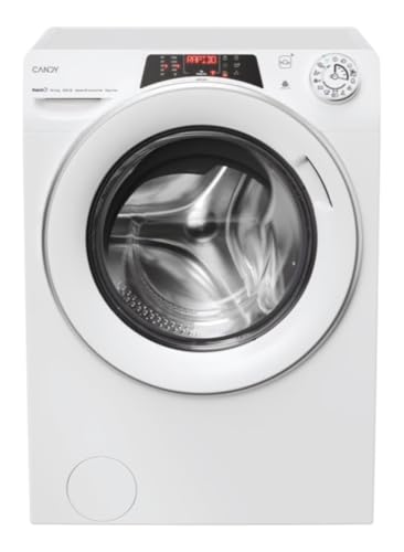 Candy Lavasciuga Row51066Dwmst-S, Libera Installazione, 10 +6 Kg, 1500 Giri, Classe D/A, Connessa, Controllo Remoto Avanzato (Wi-Fi + Ble), Bianco, L 