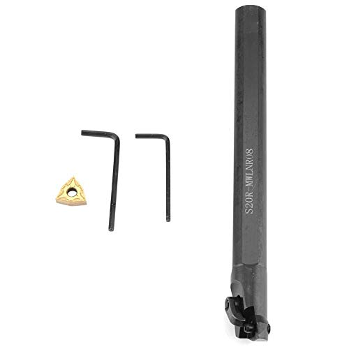 Utensile Da Tornio Per Tornio, 20X200Mm S20R-Mwlnr08 Portautensili Da Tornio Cnc Per Utensili Da Tornio Mano Destra 95 Gradi Con Lama Wnmg0804