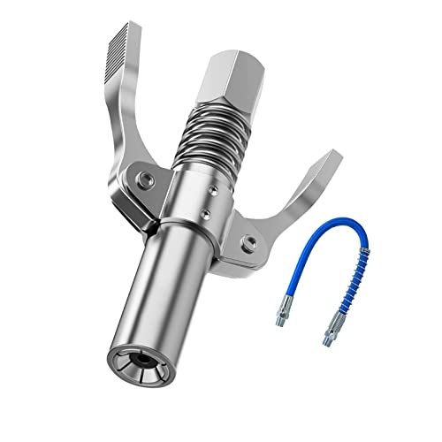 Qazuwa G Coupler, L'Originale Testina Ingrassatore Professionale Autobloccante,Pressa Pergrasso M6-M14,G Grasso Pistola Accoppiatore,Per Tutti Pressa