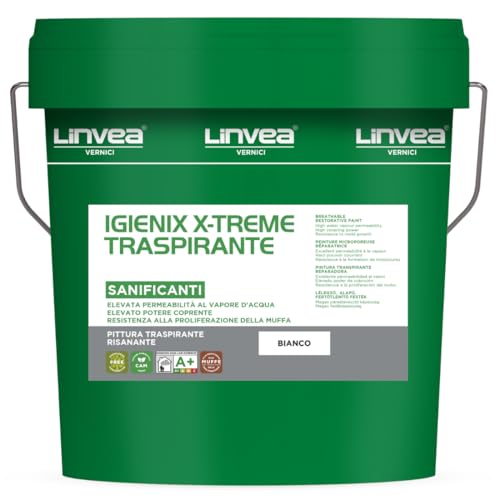 Linvea Traspirante Antimuffa Igenix Pittura Murale 14L