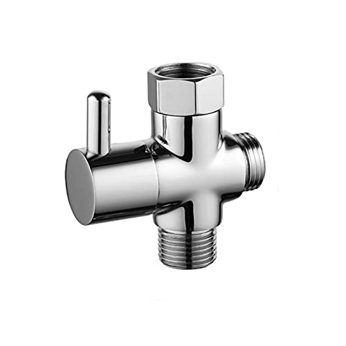 Valvola Deviatore Rubinetto, Valvola Deviatrice Braccio Doccia, Valvola Per Bagno Doccia In Ottone 3 Vie, Adatto Per Deviazione Del Tubo Del Bagno, Re