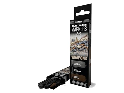 Ak Real Colors Marker Set Rcm103 Weapons (3Pcs)