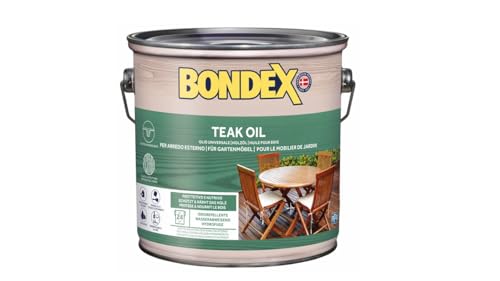 Ppg Bondex Teak Oil Olio Universale Per Arredo Esterno 2,5 L