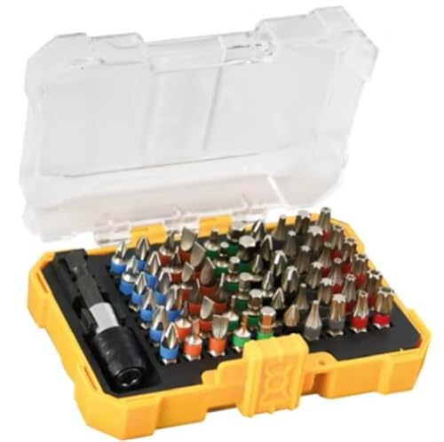 Kit Di Bit Intercable Con Avvitatore Manuale 61Pz Giallo - 7114630