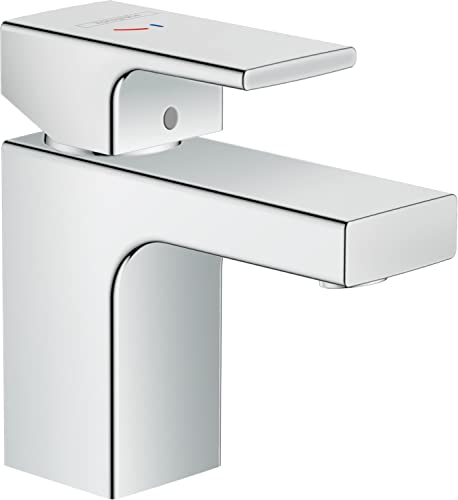 Hansgrohe Vernis Shape Miscelatore Monocomando Lavabo 70 Coolstart Con Saltarello, Cromo, 71593000