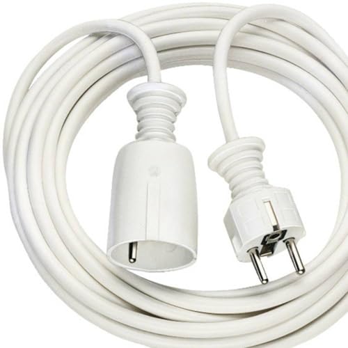 Brennenstuhl 1168444 Cavo Di Prolunga In Plastica, 5 M Bianco