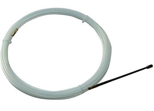 Vigor Sonde Passacavi, Filo Nylon, Bianco, 3 Mm, 10 M