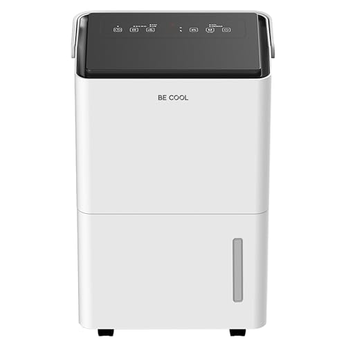 Be Cool Deumidificatore 30 L Bc30Lef2301 – Deumidificazione Circa 30 L/24 H, Serbatoio Acqua 4 L, Timer, Bianco