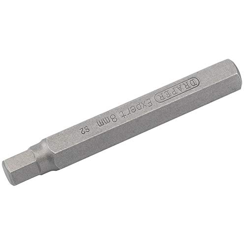 Draper 33336 - Inserti Esagonali 8 Mm Per Set Di Punte Meccaniche, Lunghezza 75 Mm