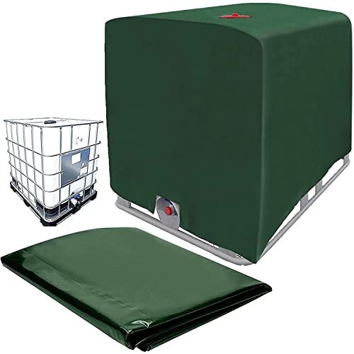 Timisea Ibc - Telo Di Copertura Per Serbatoio Dell'Acqua Da 1000L, Ibc Container Cover, Telone Di Protezione, Adatto Per Contenitori Ibc, Contenitore