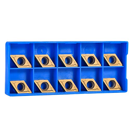 Akozon 10Pz Punte In Metallo Duro Cnc Inserti Lama Taglierina Tornio Utensile Utensile Da Tornio Per Tornio Con Taglierino Con Scatola