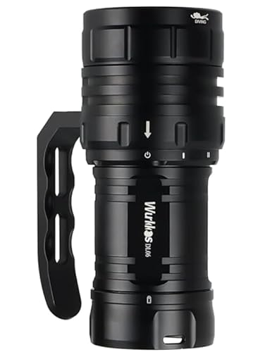 Wurkkos Dl06 Torcia Subacquea Da 15000 Lumen, 6 * Xhp50.2 Led Torcia Subacquea Ricaricabile, Porta Di Ricarica Usb C Integrata Torcia Impermeabile Sup