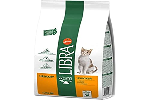 Libra Feline Adult Urinary 10Kg, Nero, Standard