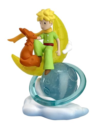Plastoy Statuetta Il Piccolo Principe E La Volpe Sulla Luna
