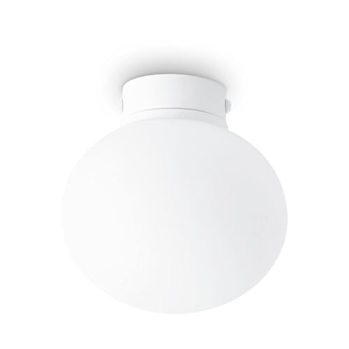Ideal Lux Cotton Plafoniera Globo Bianca 13Cm