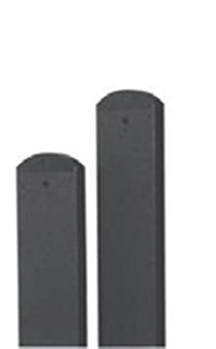 Palo Rettangolare Nero H 1 Mt