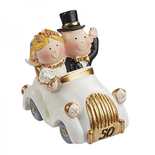 Decorazione Torta Per Nozze D'Oro, Decorazione A Forma Di Auto, 5,5 Cm