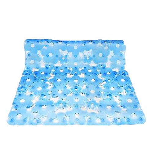 Tappeto Antiscivolo Per Doccia Modello Margherita Quadrato Cm 52 X 52 Blu