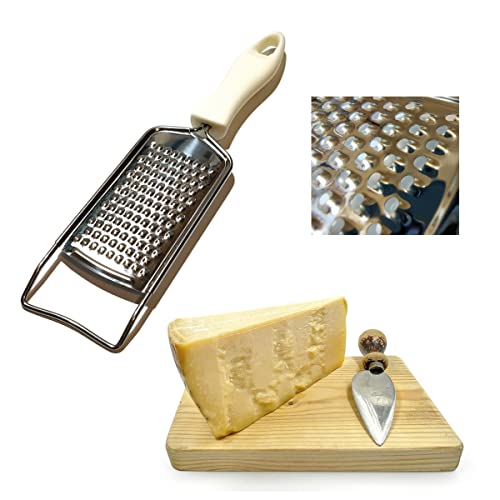 Grattugia Per Formaggio Grana Parmigiano, Zester Per Limone, Noce Moscata, Zenzero, Cioccolato, Aglio, Verdura, Frutta Acciaio Inox Lavabile In Lavast