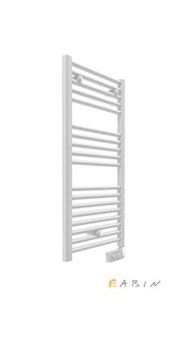 Fabin Store Scaldasalviette Elettrico Con Termostato Elettronico (990 Mm X 480 Mm) Bianco
