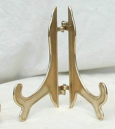 Arterameferro Cavalletto In Ottone Lucido Portafoto Da Poggiare Altezza 12,5 Cm