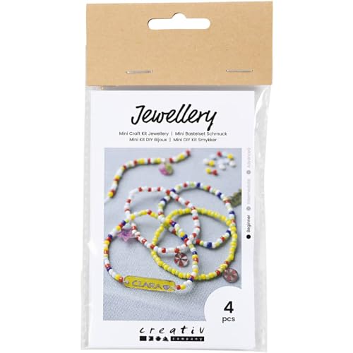 Diy Jewellery Kit – Bracelets – Crazy Plastic – 4 Pieces