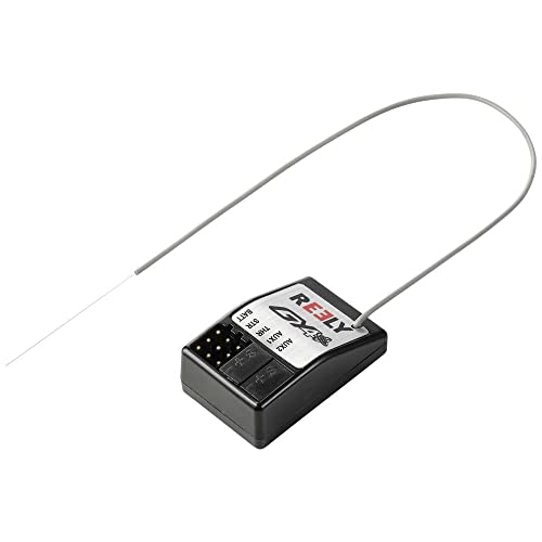 Reely Ry4 - Ricevitore Giroscopio A 4 Canali, 2,4 Ghz, Spina Jr, Futaba