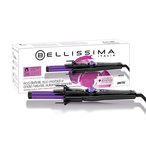 Bellissima Imetec Revolution Ricci & Curl Bhs3 100, Arricciacapelli Automatico, Rivestimento In Ceramica, Regolazione Della Temperatura 190°C-220°C, D