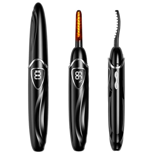 Eyecurl Heated Eyelash Curler, Heated Lash Curler, Accurate Temperature Control Electric Eyelash Curler Heated Curlers - Intelligent Power Off, Natura